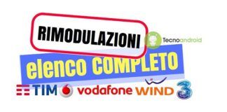 aumenti e Rimodulazioni TIM, Vodafone Wind Tre
