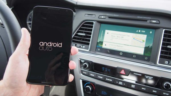 Android Auto installato su un'automobile Hyundai