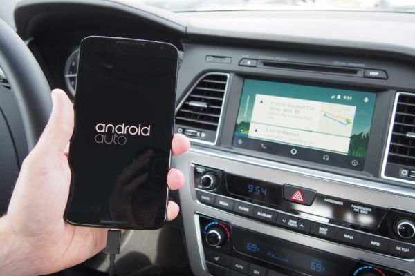 Android Auto installato su un'automobile Hyundai
