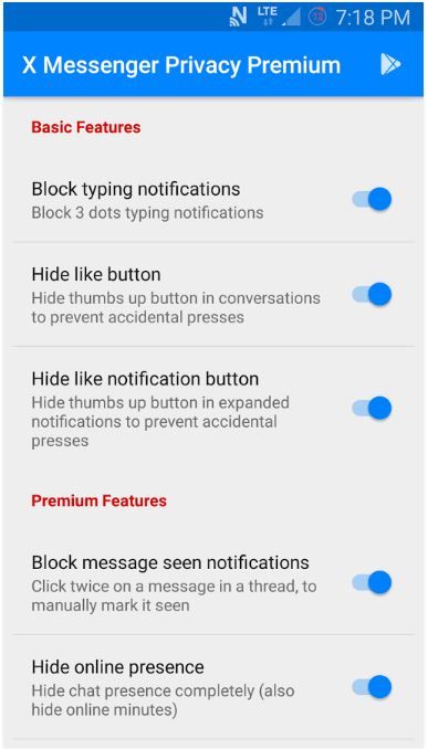 x-messenger-privacy migliori moduli Xposed