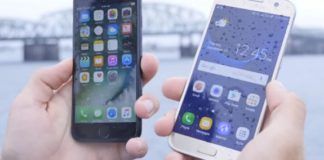 galaxy s7 vs iphone 7