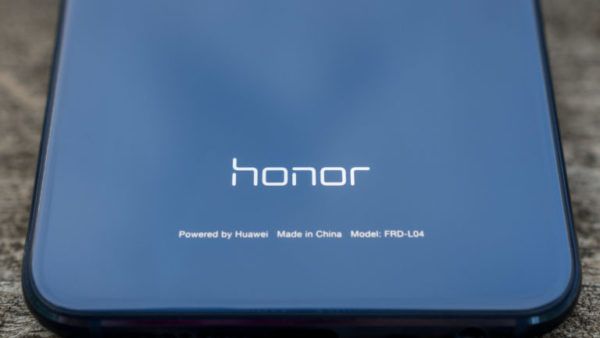 L'iconico brand Honor sul retro dei dispositivi