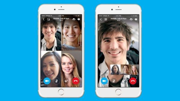 iphone 8 skype