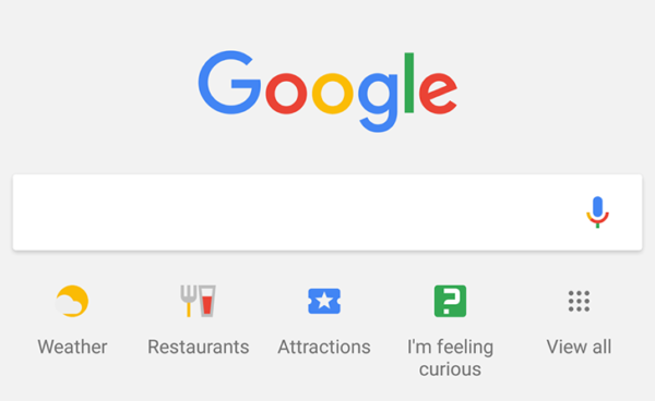 google nuove icone