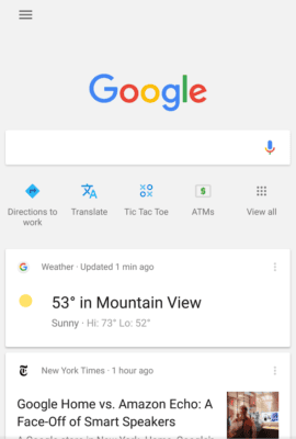 google scorciatoie