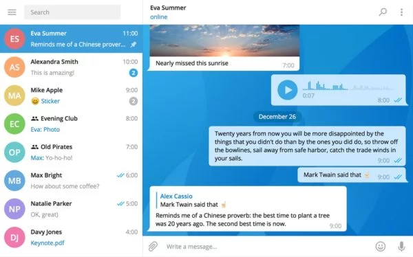 Telegram Desktop 1.0