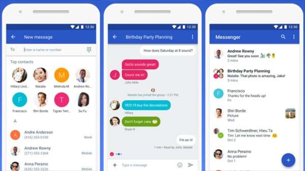 Google Messenger Messaggi Android