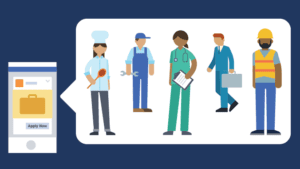 cercare lavoro su Facebook