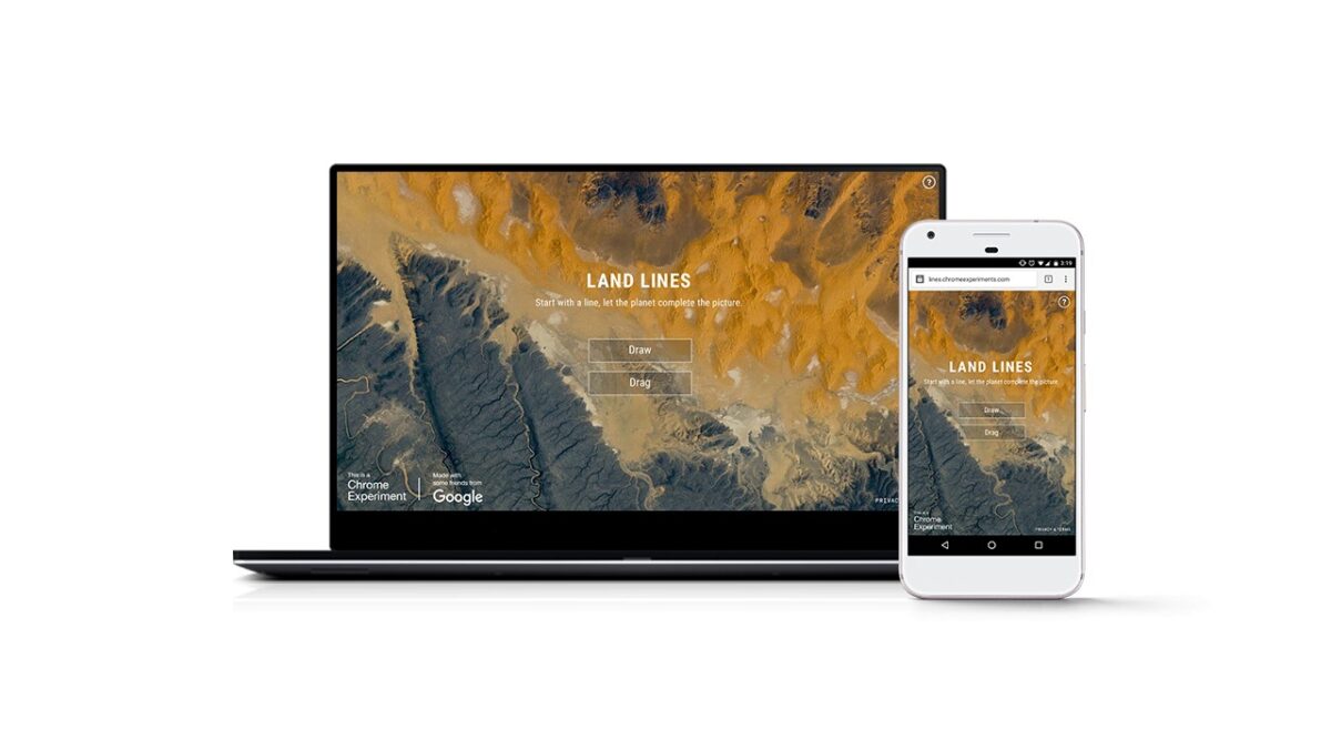 Land Lines Chrome experiment