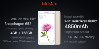 Xiaomi Mi Max 2 rumors