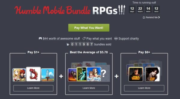 humble bundle rpg