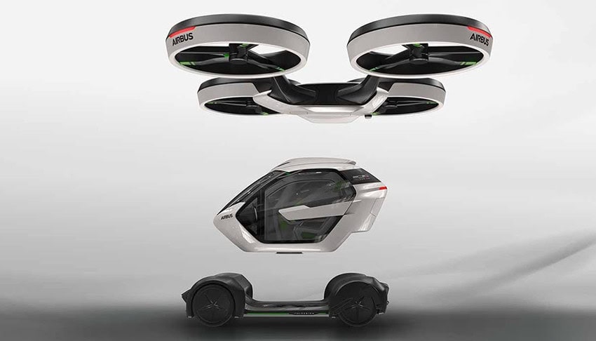 Pop.Up, l’auto che si guida e che può volare