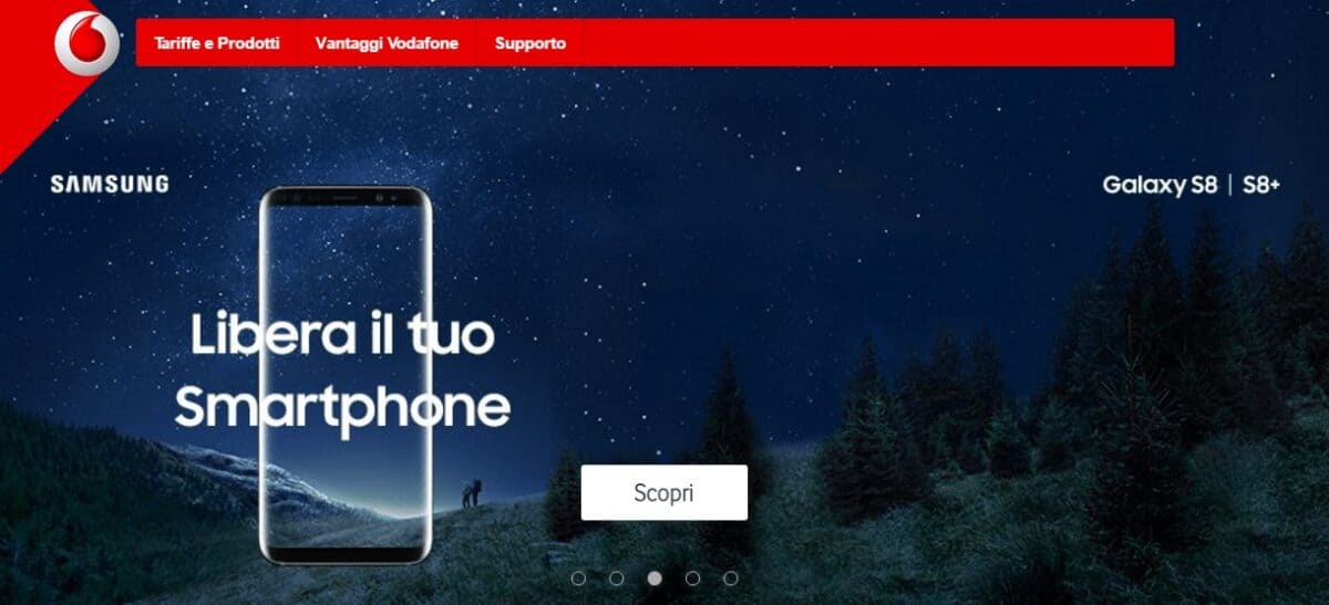 Vodafone Galaxy s8