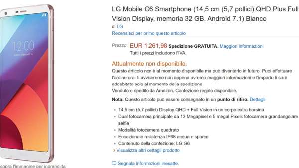 LG G6 preorder