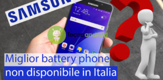 Samsung Galaxy A7 (2017) miglior battery phone non disponibile in Italia