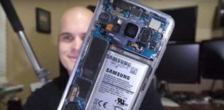 Samsung Galaxy s8 backcover trasparente