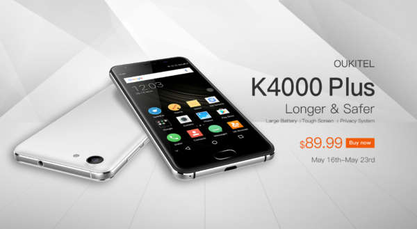 Oukitel K4000 Plus è ufficialmente in prevendita ad 89,99$