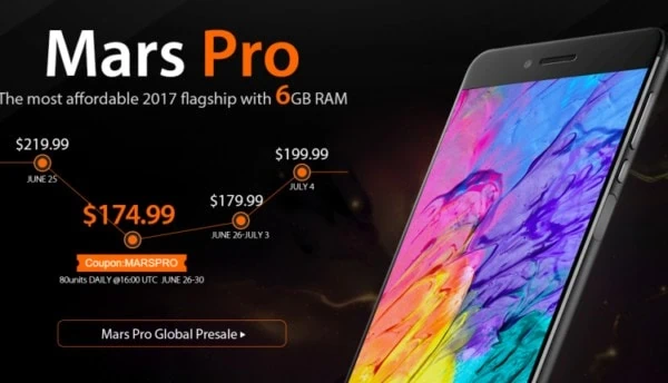 Vernee Mars Pro, smartphone con 6GB di RAM in offerta a 155 euro solo per oggi