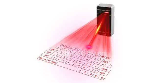 Tastiera laser wireless in super offerta su Lightinthebox