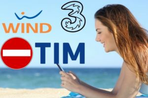 tre spegne roaming tim
