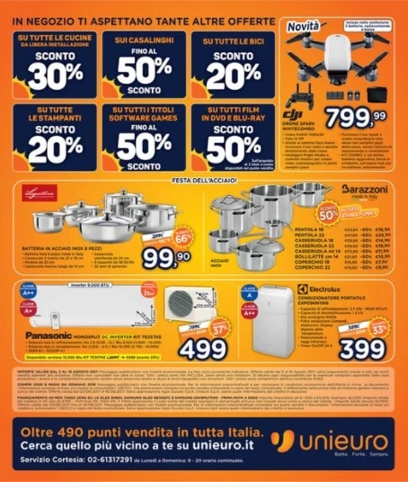Volantino unieuro vero fuoritutto