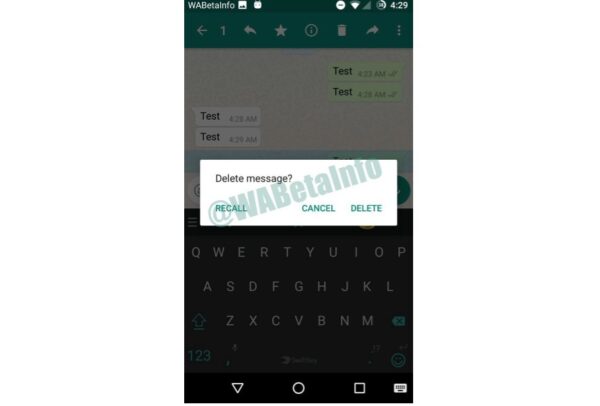 WHATSAPP, RICHIAMARE I MESSAGGI