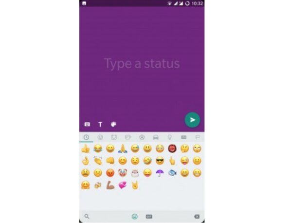 WhatsApp, gli stati colorati
