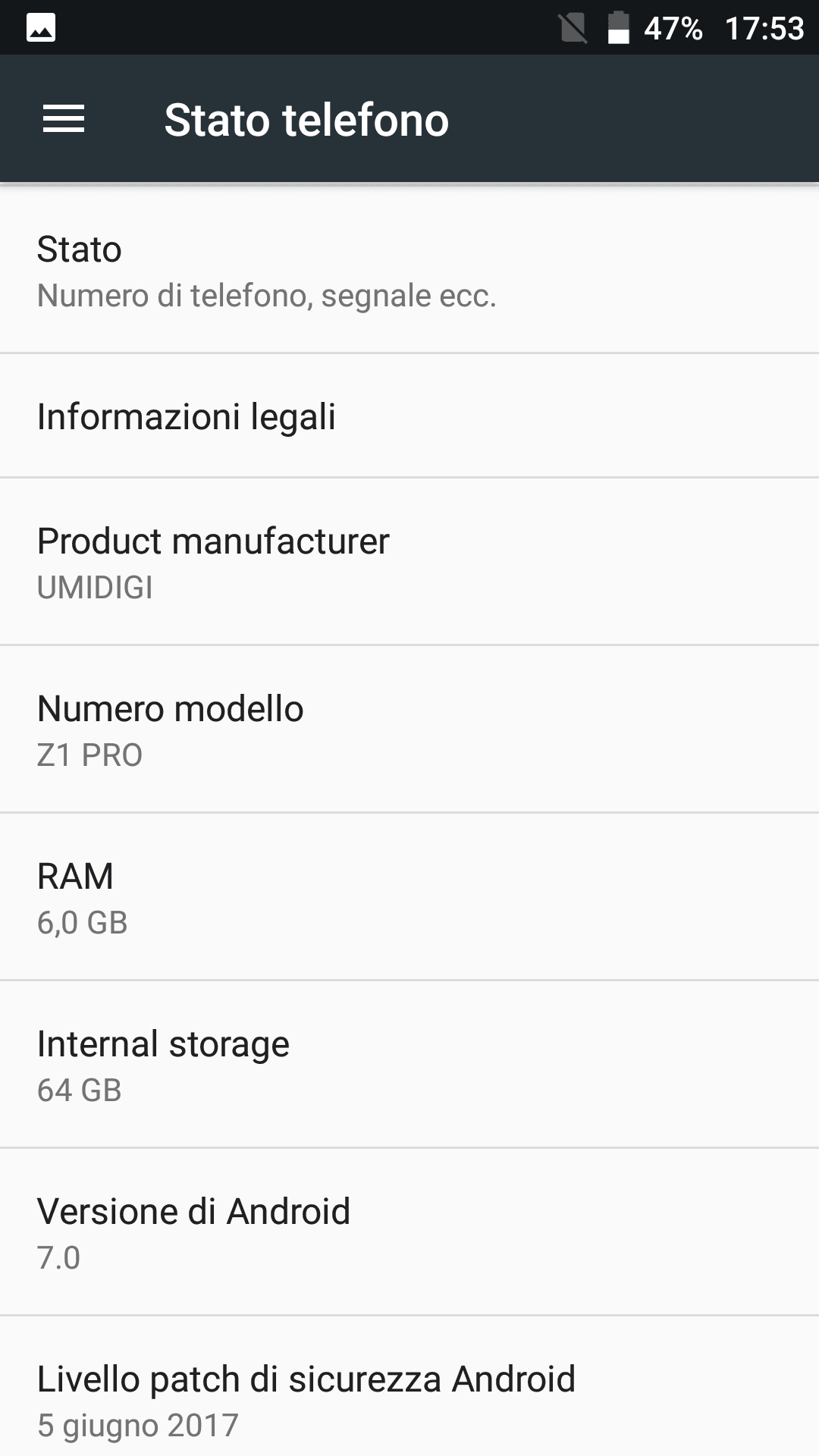 Screenshot_20170722-175340 UMIDIGI Z1 Pro