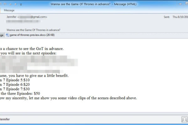 game of thrones malware