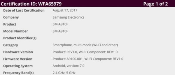 Samsung Galaxy A9