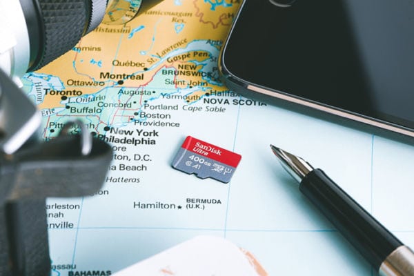MicroSD sandisk 400