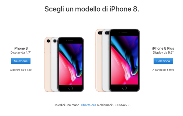 iPhone 8 e iPhone 8 Plus, al via i preordini in Italia