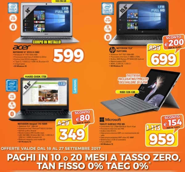 Volantino-Expert-18-27-settembre-2017-5 Expert: nuovo volantino con sconti incredibili su Smartphone, TV e PC, ecco per quanto tempo - immagine 6