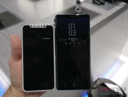 iPhone X Galaxy Note 8