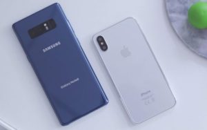 Galaxy Note 8 e iPhone 8 Plus