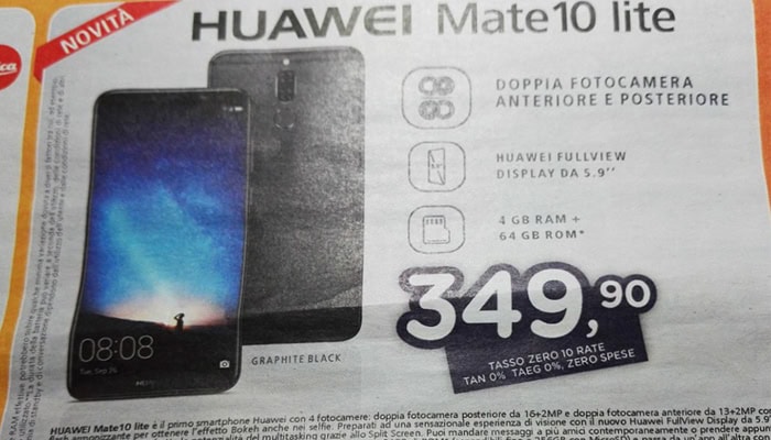 Huawei Mate 10 Lite