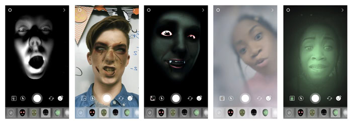 Instagram, nuovi filtri a tema Halloween