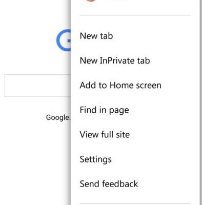 Microsoft Edge Android