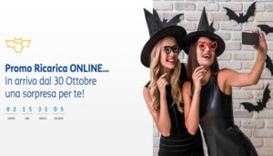 TIM, promo ricarica online per Halloween