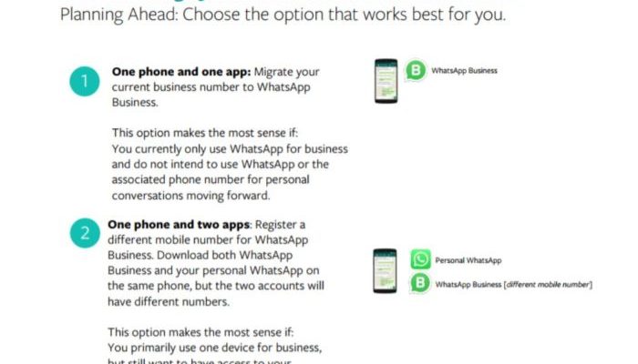 WhatsApp Business s