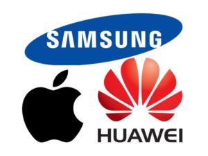 samsung apple huawei