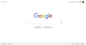 google homepage