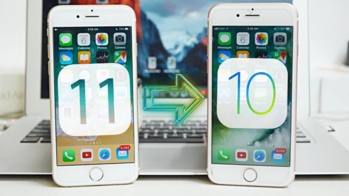 iOS 11 iOS 10