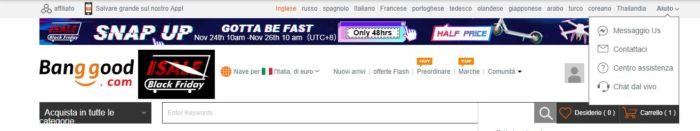 Bangood, Assistenza