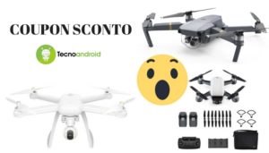 DJI MAVIC PRO, DJI SPARK e XIAOMI MI DRONE 4K