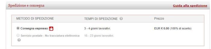 Lightinthebox: spedizione