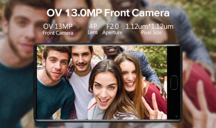 LEAGOO KIICAA MIX camera frontale