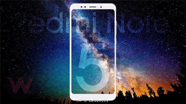 Xiaomi Redmi Note 5, teaser