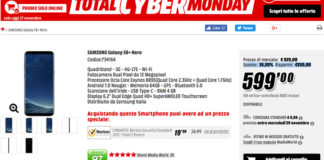 Samsung Galaxy S8 Plus in offerta da MediaWorld