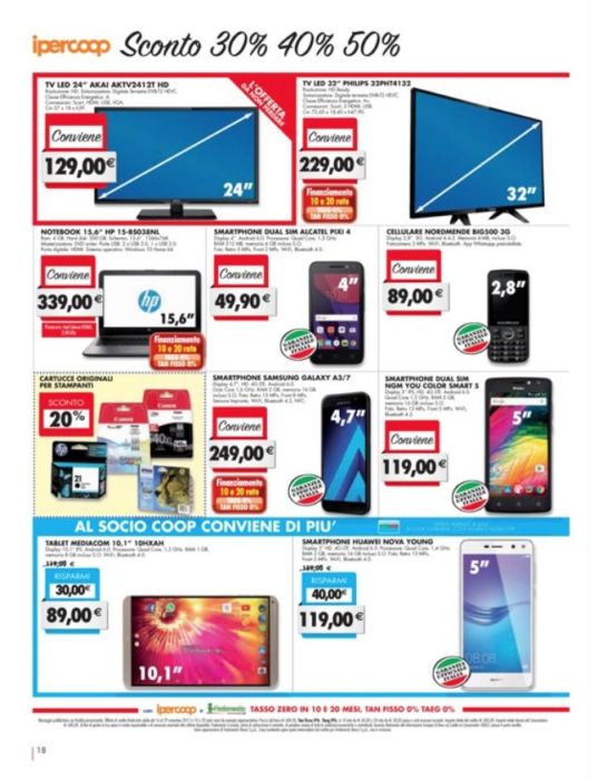 Schermata 2017-11-17 alle 09.09.36 Volantino Ipercoop: sconti fino al 50% su alcuni smartphone top di gamma - immagine 3